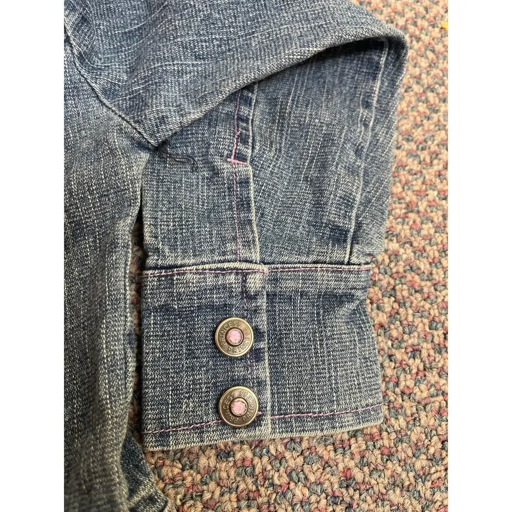 Disney Princess Vintage Denim Long Sleeve Dress 4T